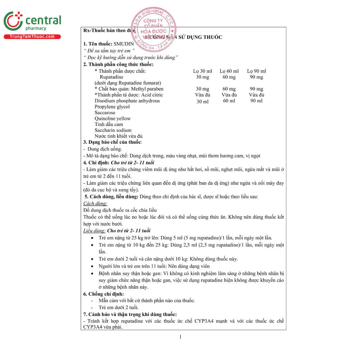 thuoc smudin 1mg ml 4 A0107