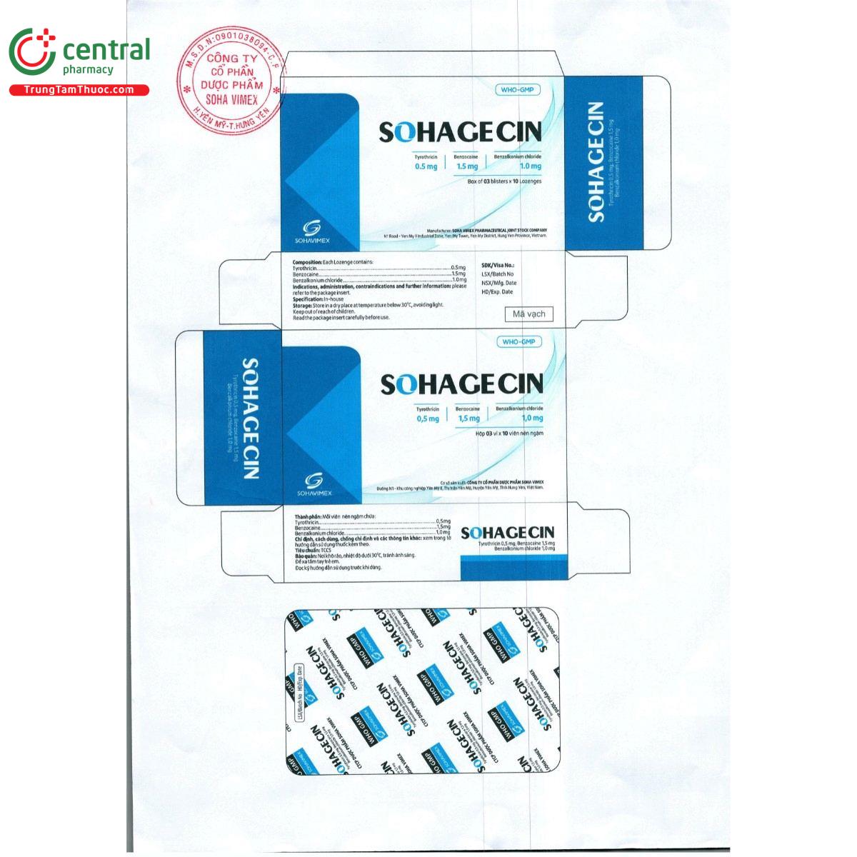 thuoc sohagecin 2 G2625 thuoc sohagecin 2 G2625