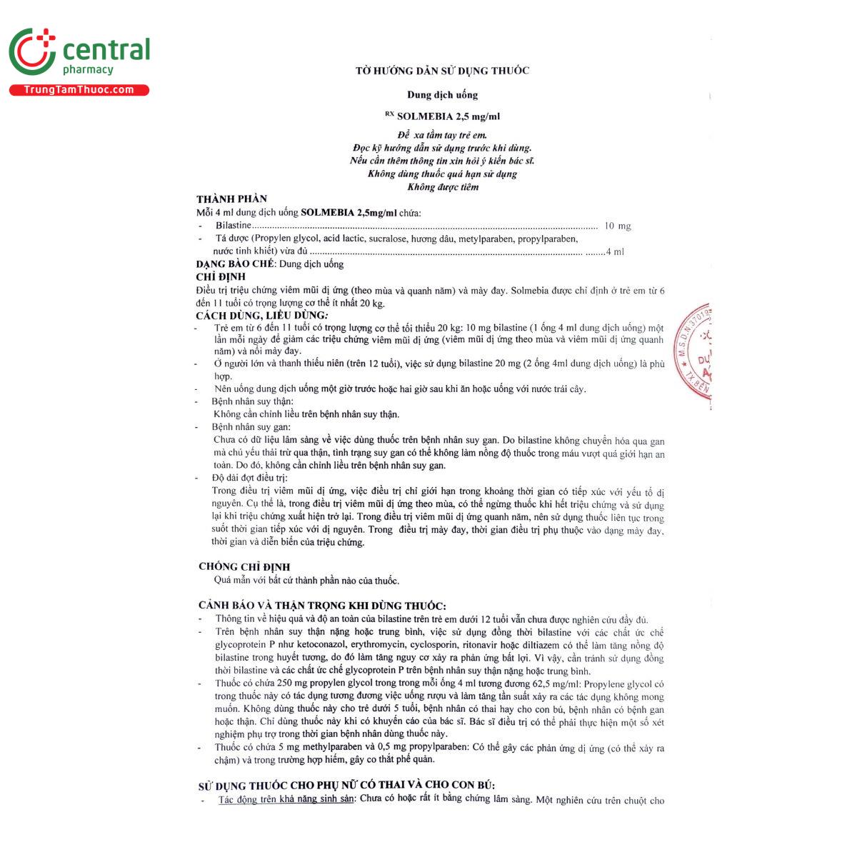 thuoc solmebia 2 5 mg ml 3 E1501