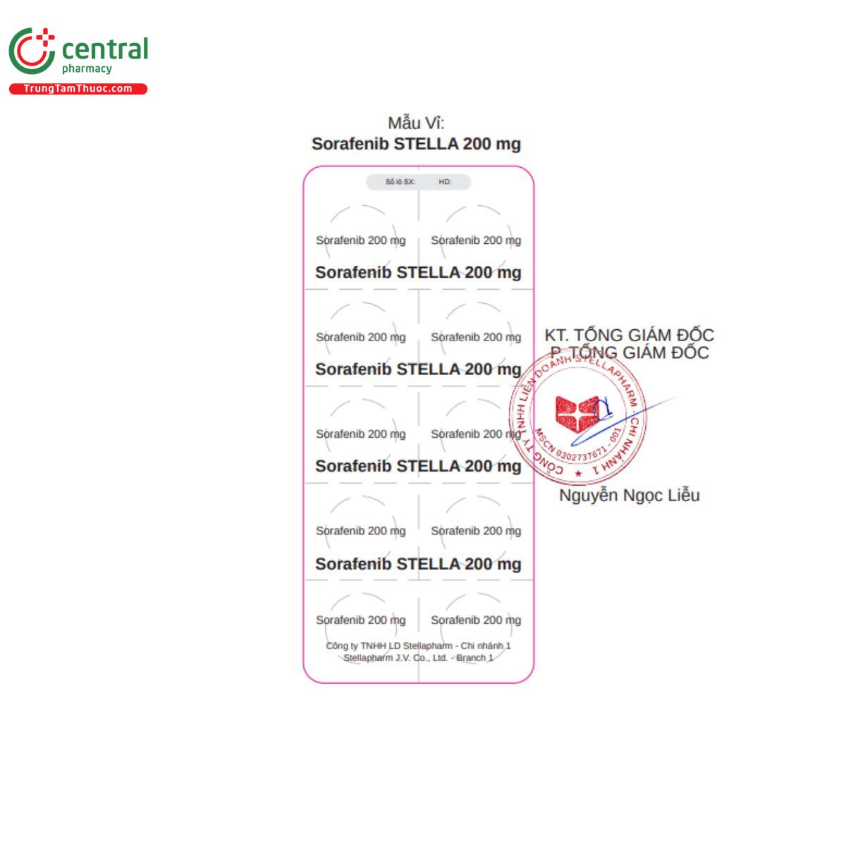 thuoc sorafenib stella 200 mg 8 N5727