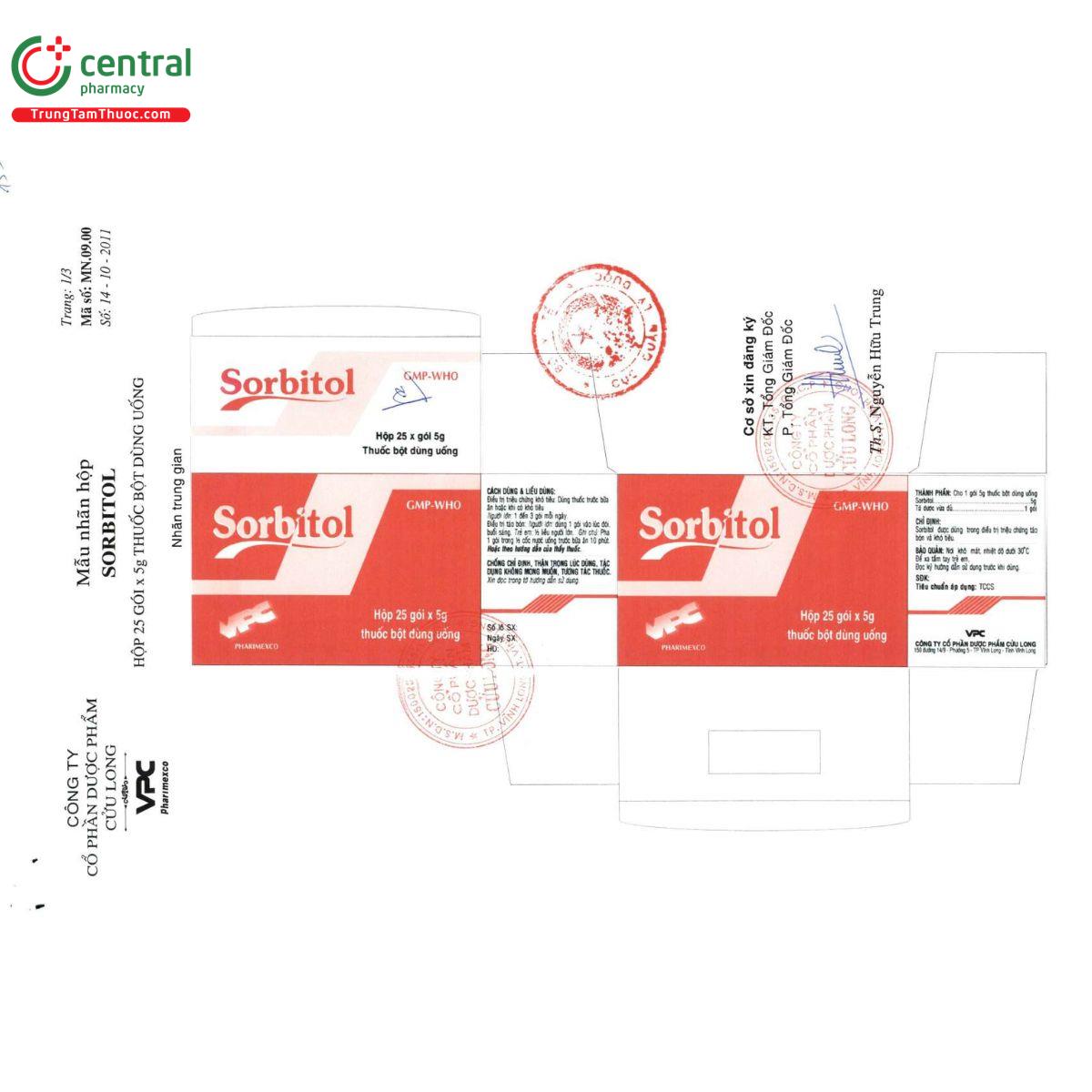 thuoc sorbitol 5g duoc cuu long 4 J3586 thuoc sorbitol 5g duoc cuu long 4 J3586