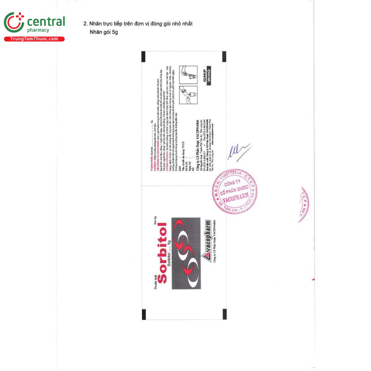 thuoc sorbitol 5g vacopharm 11 D1772 thuoc sorbitol 5g vacopharm 11 D1772