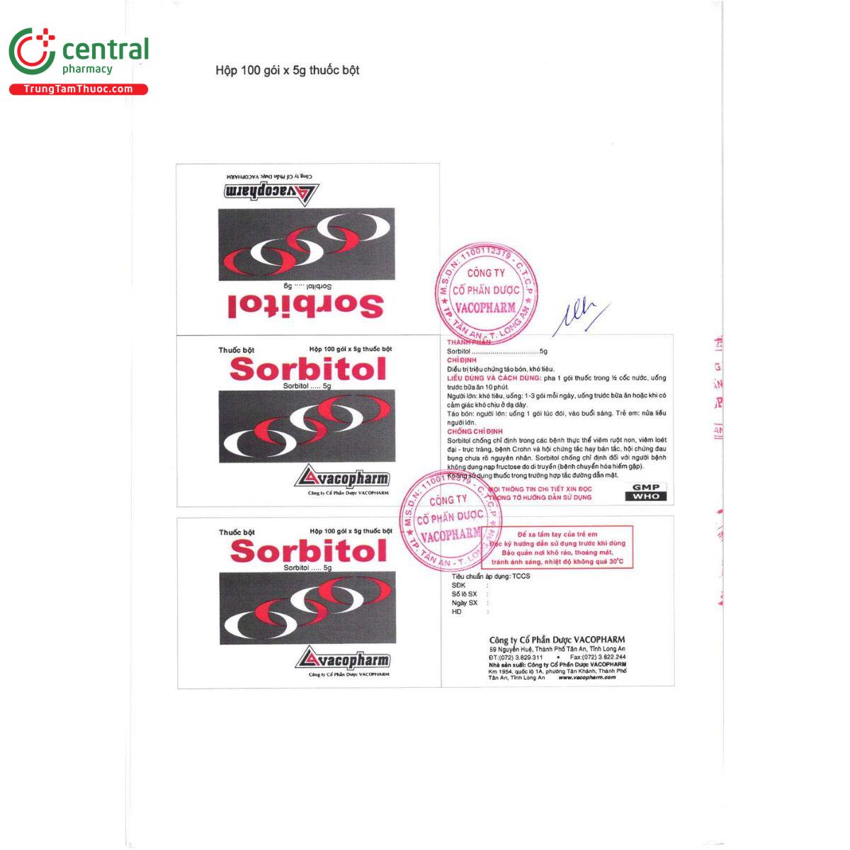 thuoc sorbitol 5g vacopharm 7 C0866 thuoc sorbitol 5g vacopharm 7 C0866