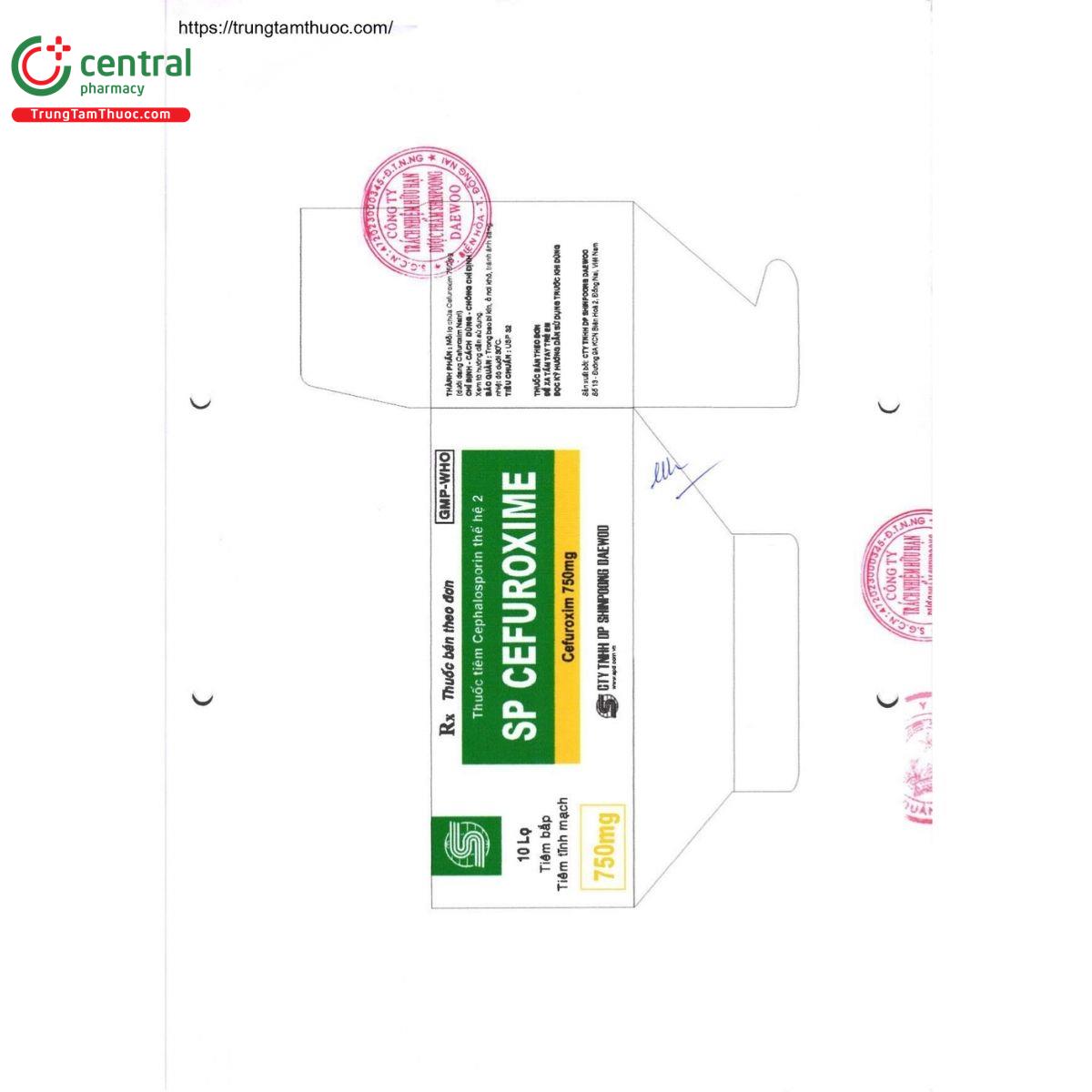 thuoc sp cefuroxime 750mg 2 C0627 thuoc sp cefuroxime 750mg 2 C0627