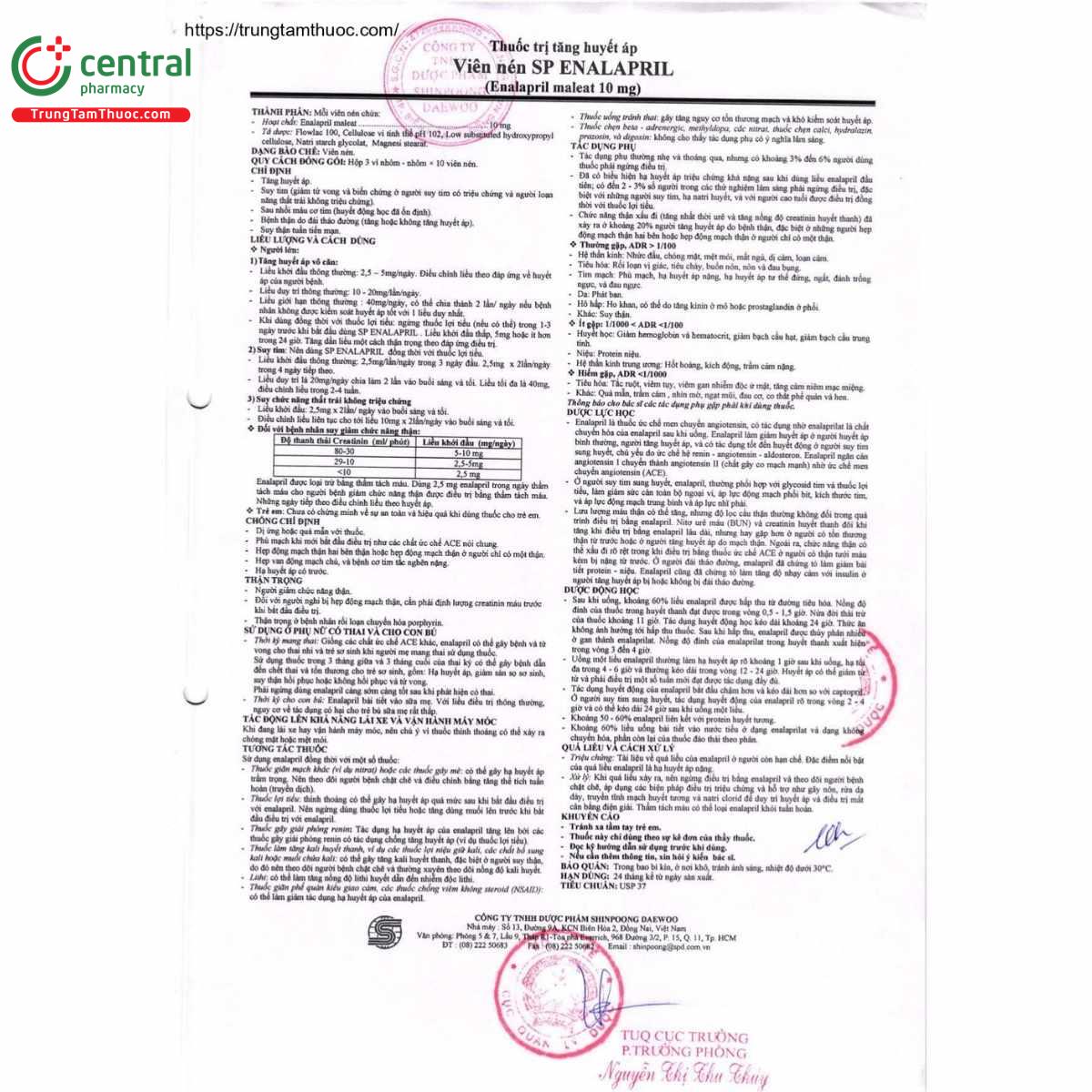thuoc sp enalapril 10mg 4 O5382