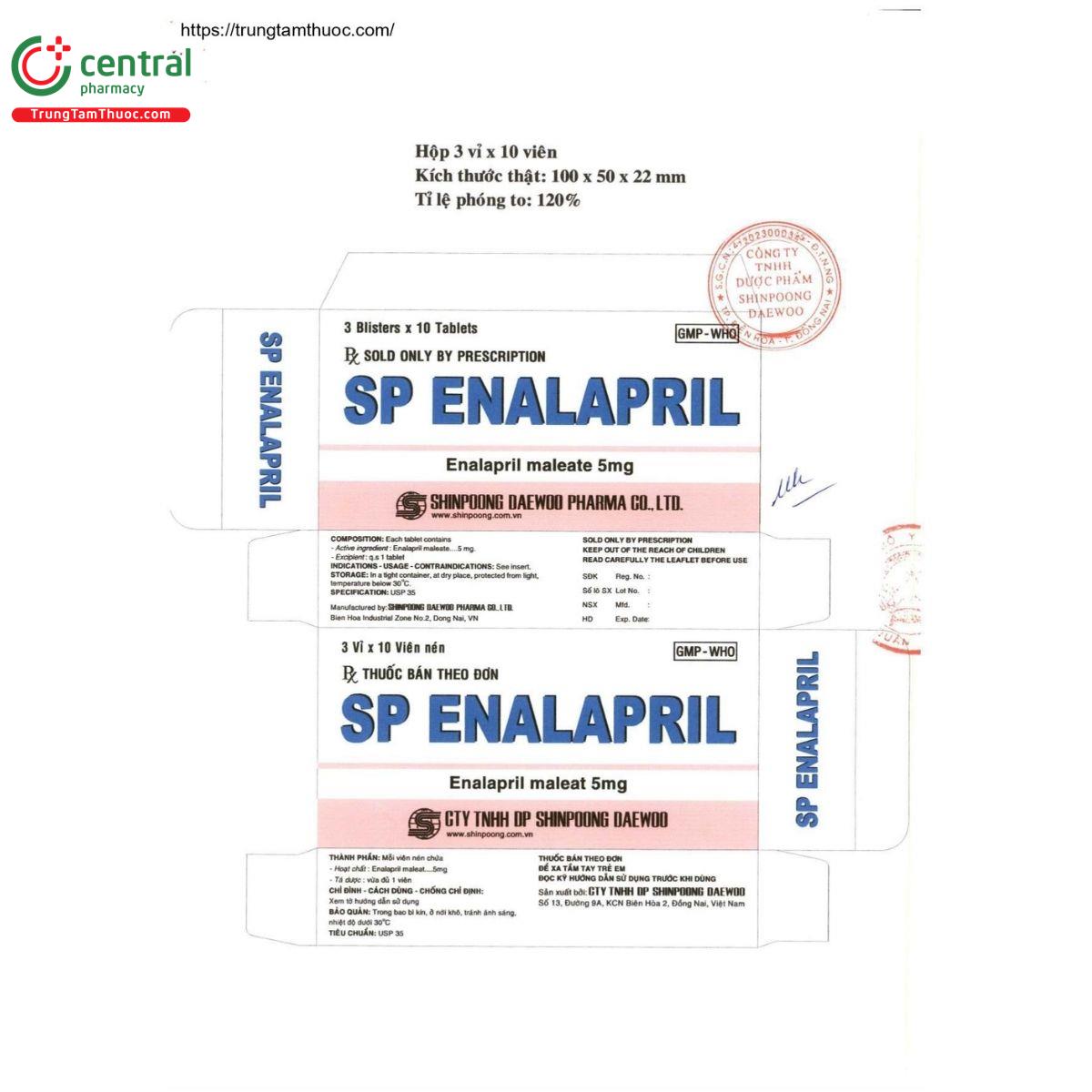thuoc sp enalapril 5mg 2 L4135