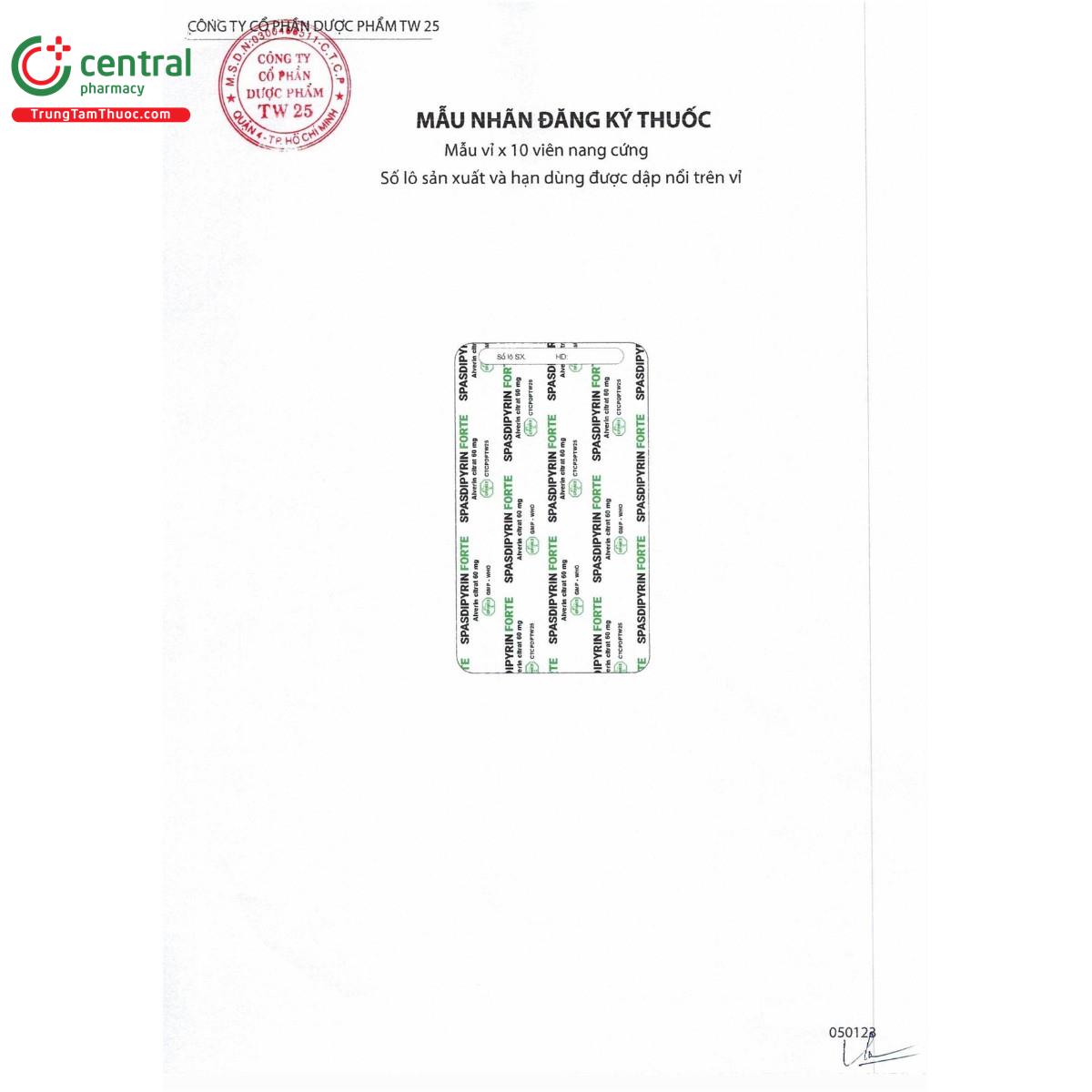 thuoc spasdipyrin forte 60mg 3 T7143 thuoc spasdipyrin forte 60mg 3 T7143