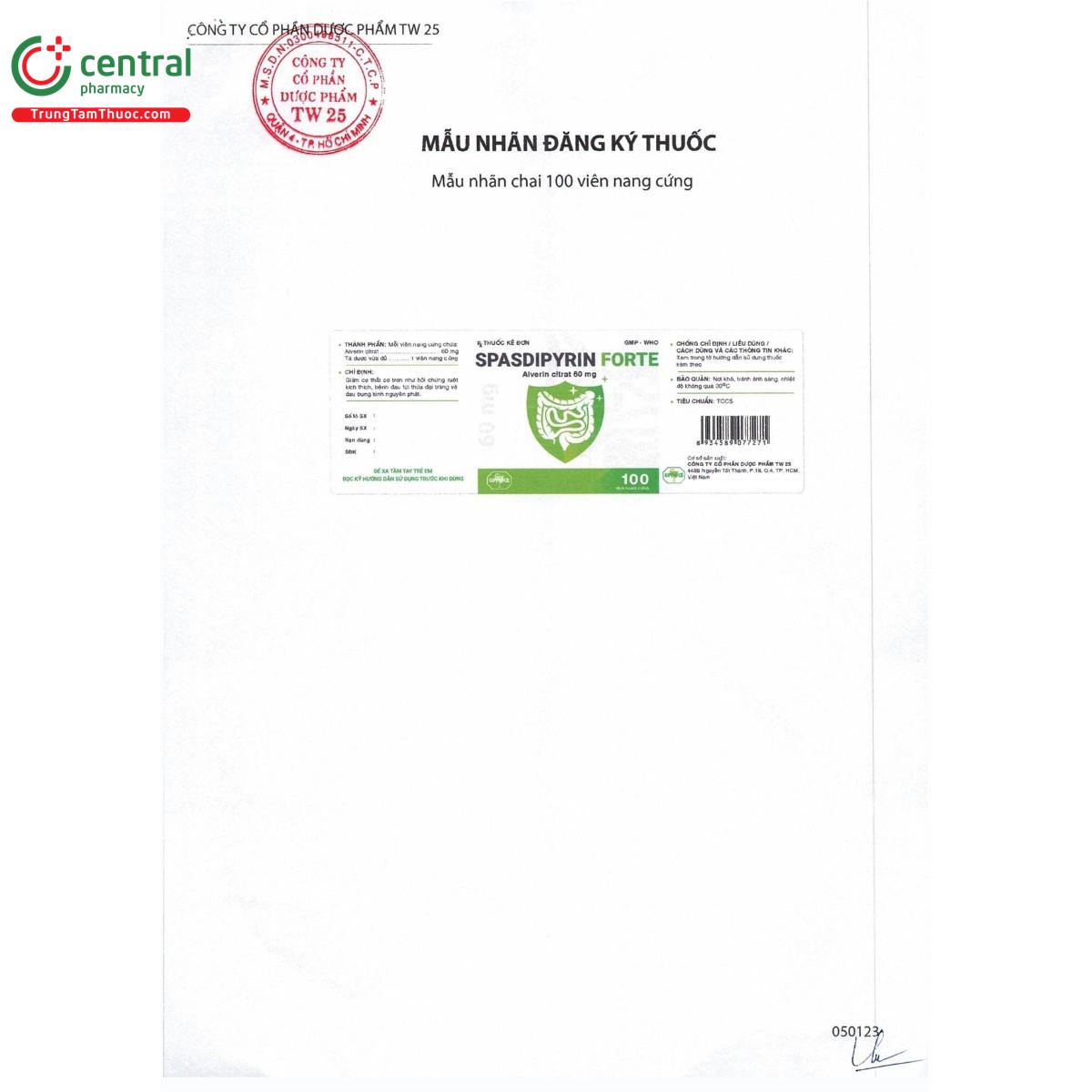 thuoc spasdipyrin forte 60mg 4 M5405 thuoc spasdipyrin forte 60mg 4 M5405