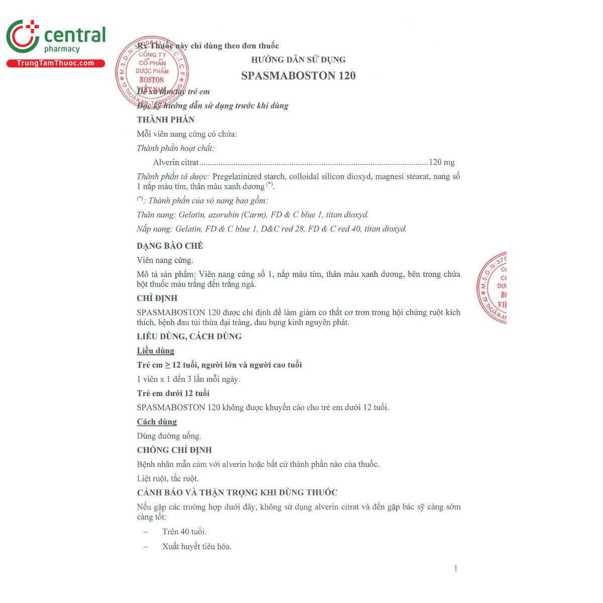 thuoc spasmaboston 120 9 V8504 thuoc spasmaboston 120 9 V8504