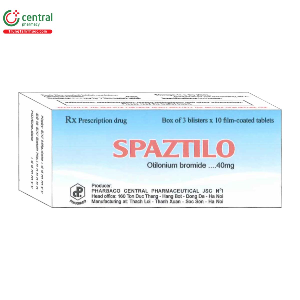 thuoc spaztilo 40mg Q6581