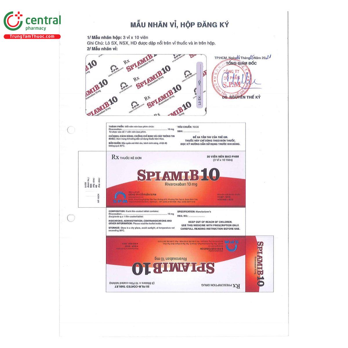 thuoc spiamib 10 mg 2 G2762 thuoc spiamib 10 mg 2 G2762
