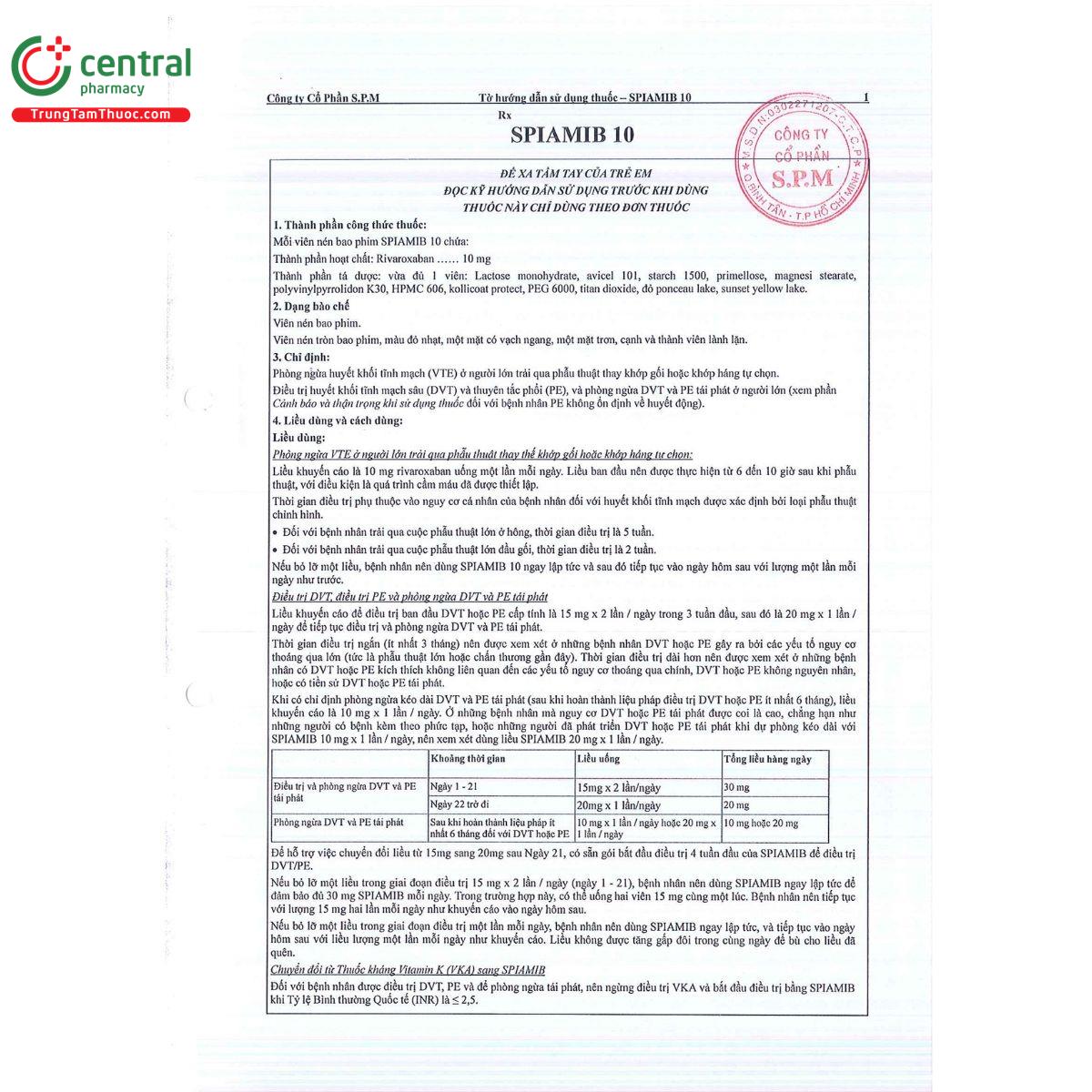 thuoc spiamib 10 mg 3 V8223 thuoc spiamib 10 mg 3 V8223