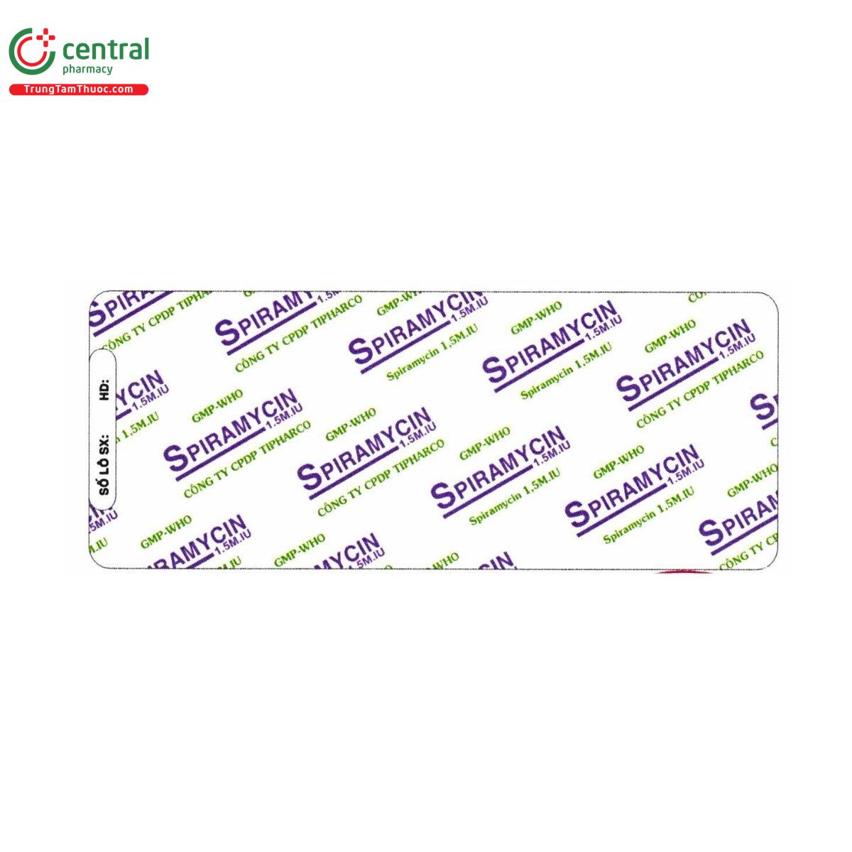 thuoc spiramycin 1 5 miu tipharco 2 G2505 thuoc spiramycin 1 5 miu tipharco 2 G2505