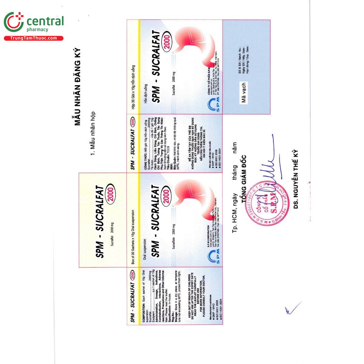 thuoc spm sucralfat 2000 3 I3716 thuoc spm sucralfat 2000 3 I3716