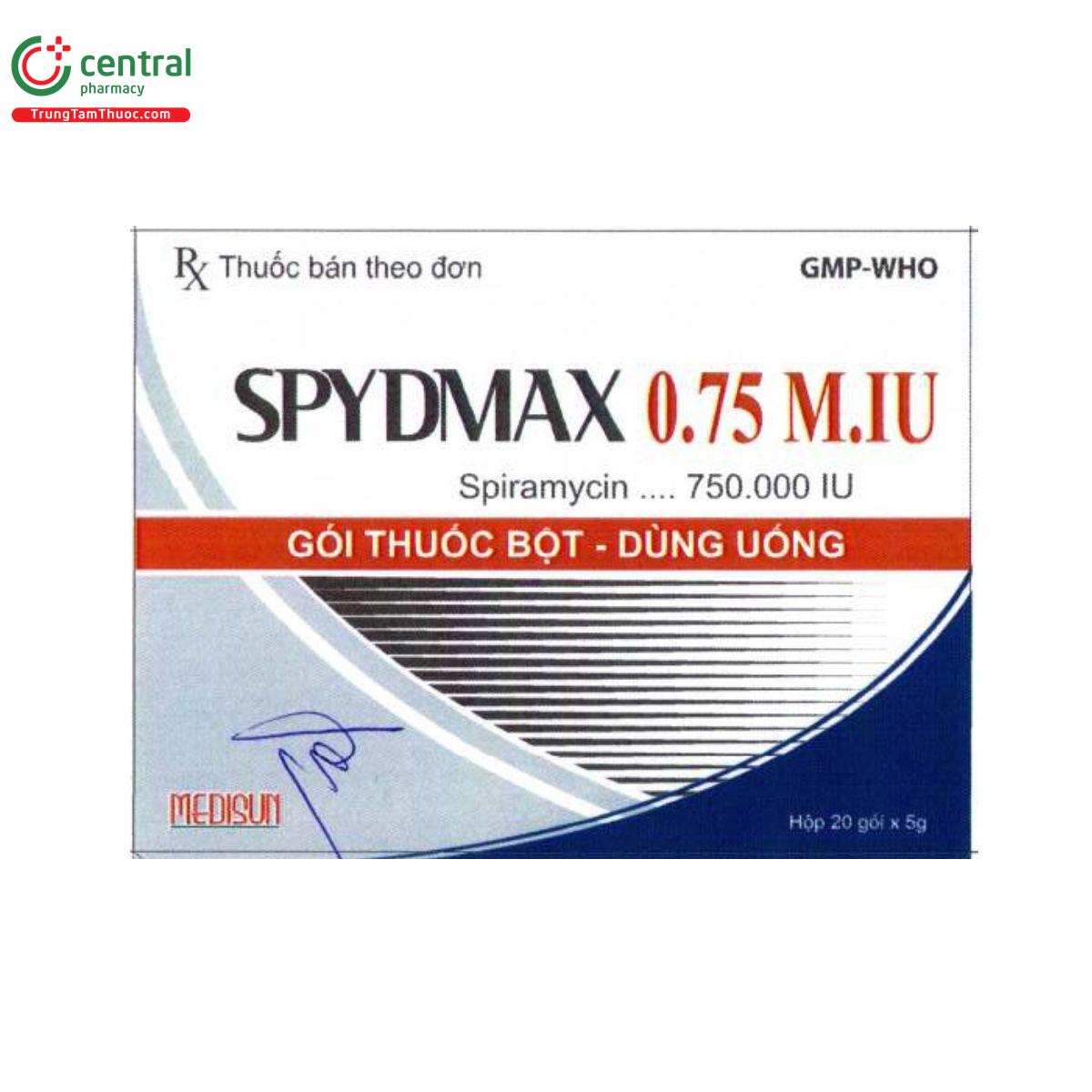 thuoc spydmax 0 75 m iu 1 A0281 thuoc spydmax 0 75 m iu 1 A0281