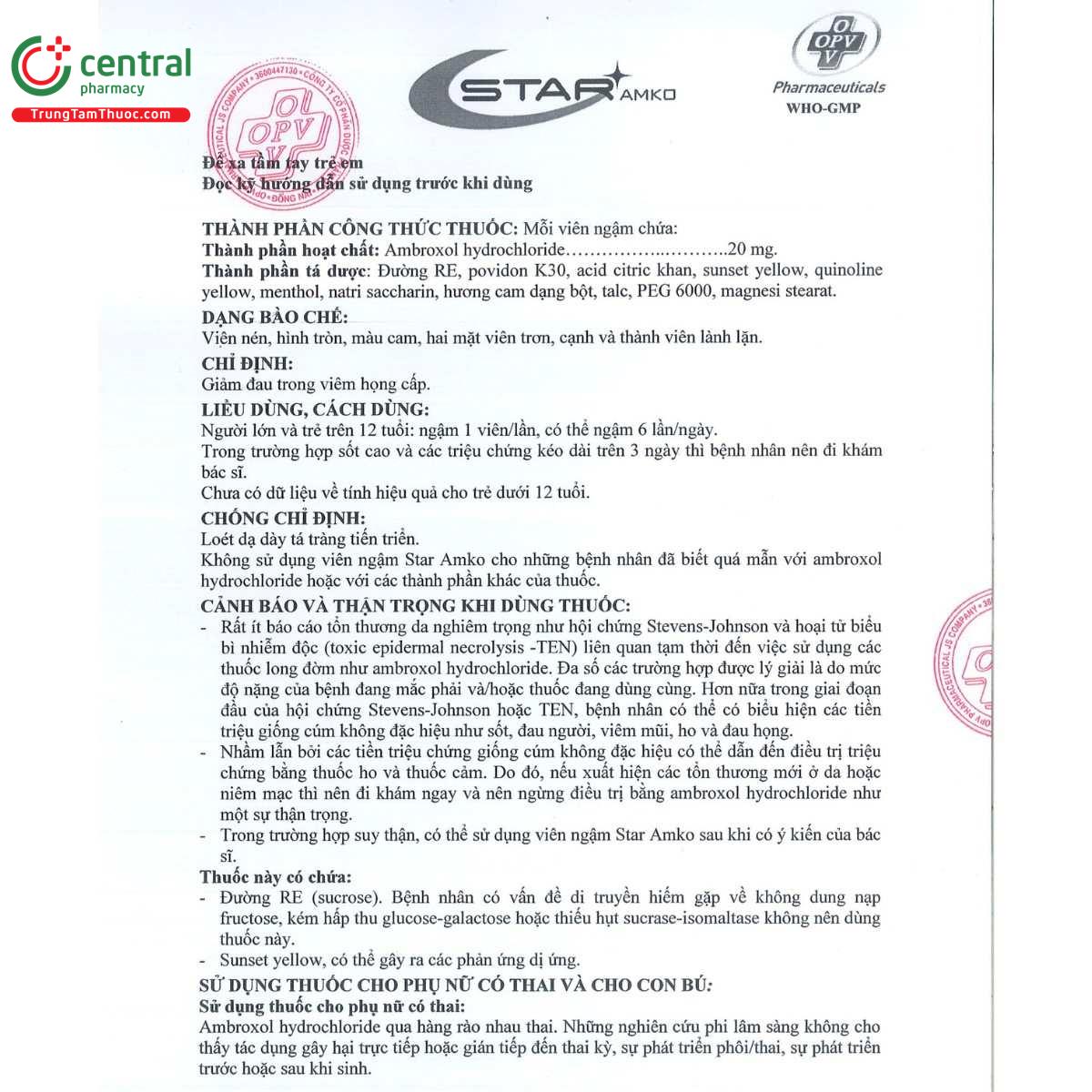 thuoc star amko 20mg 5 C1222