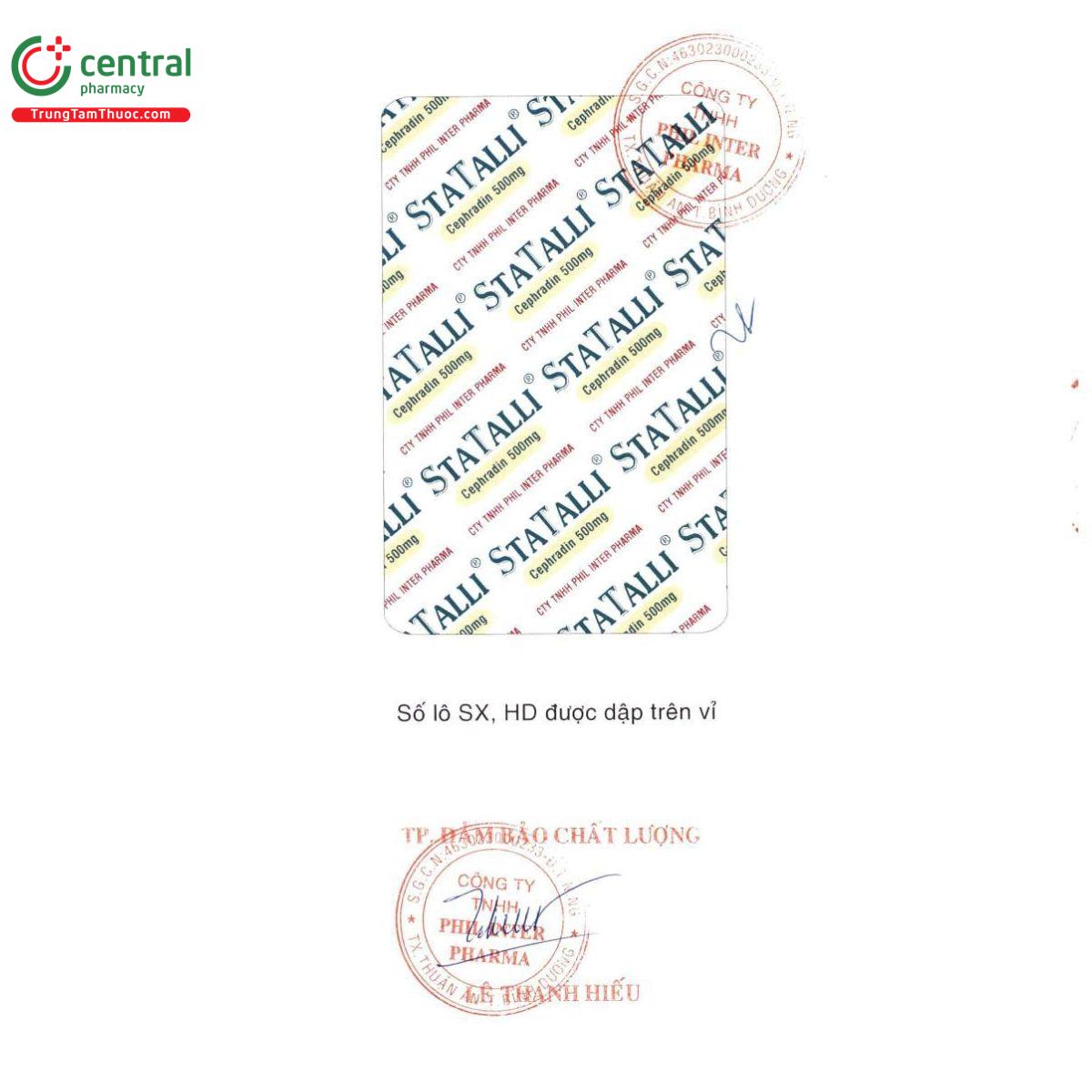 thuoc statalli 500mg 5 M5700 thuoc statalli 500mg 5 M5700