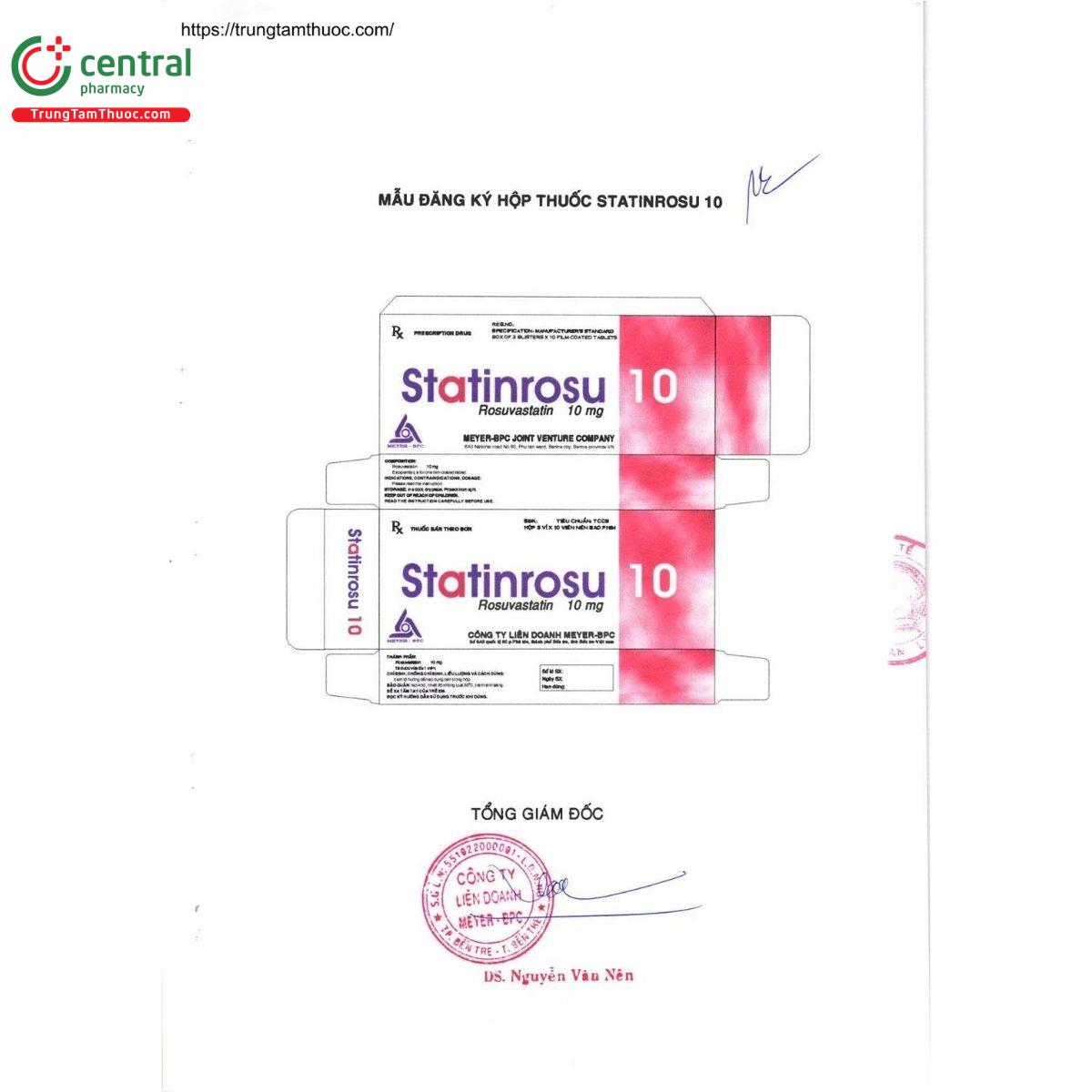 thuoc statinrosu 10mg 2 V8486 thuoc statinrosu 10mg 2 V8486