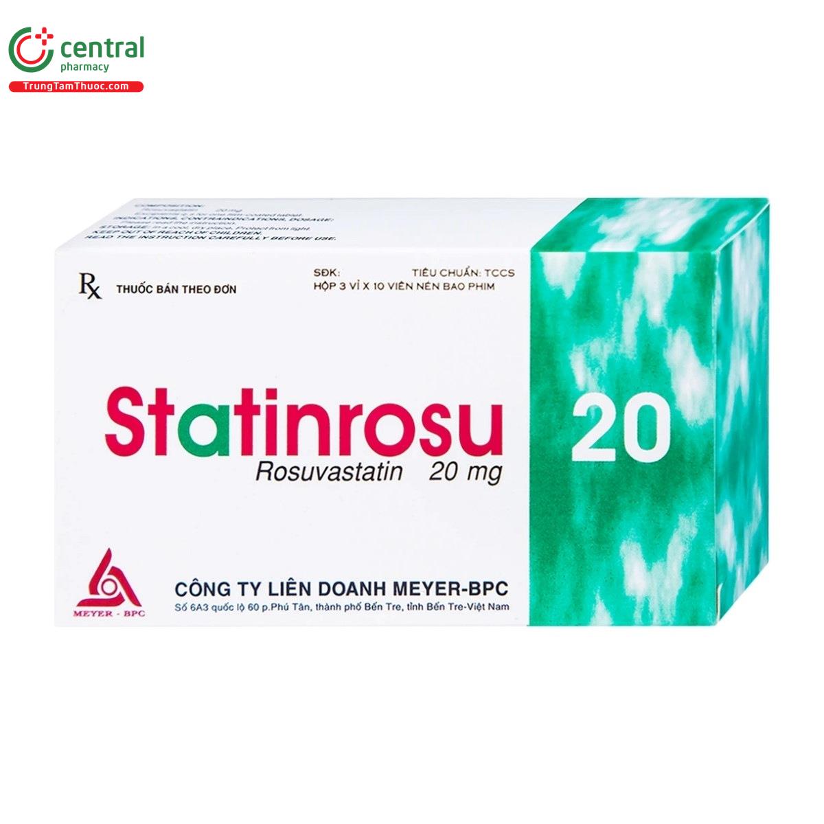 thuoc statinrosu 20mg 3 G2552 thuoc statinrosu 20mg 3 G2552