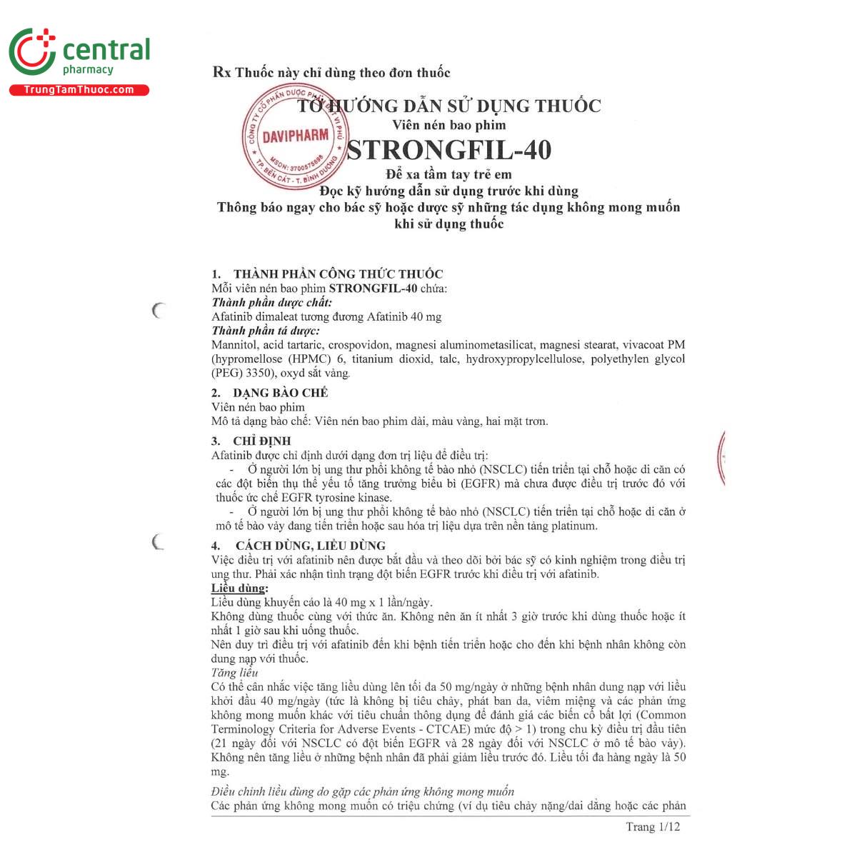 thuoc strongfil 40 5 S7300 thuoc strongfil 40 5 S7300