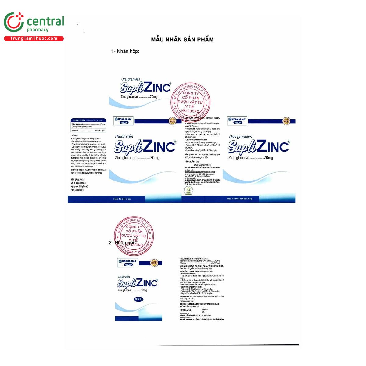 thuoc suplizinc 70mg 2 B0672 thuoc suplizinc 70mg 2 B0672
