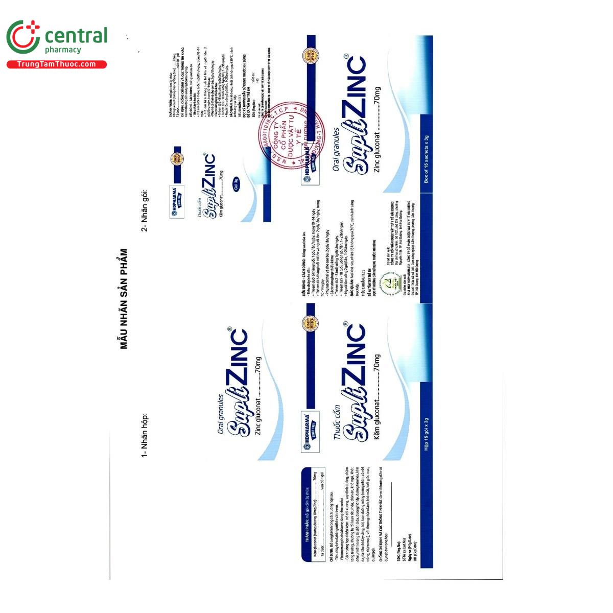 thuoc suplizinc 70mg 3 L4066 thuoc suplizinc 70mg 3 L4066