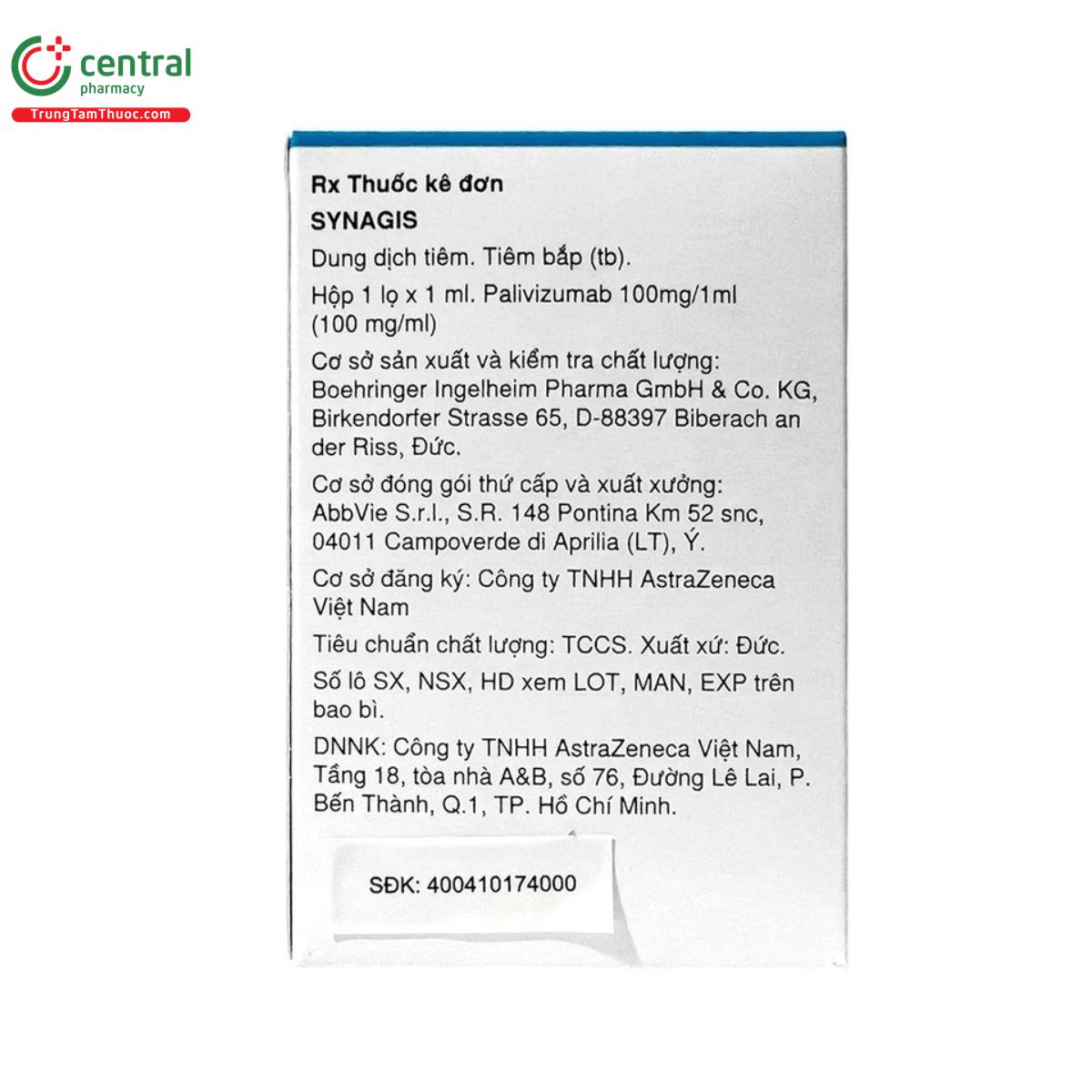 thuoc synagis 100mg 1ml 2 L4561 thuoc synagis 100mg 1ml 2 L4561