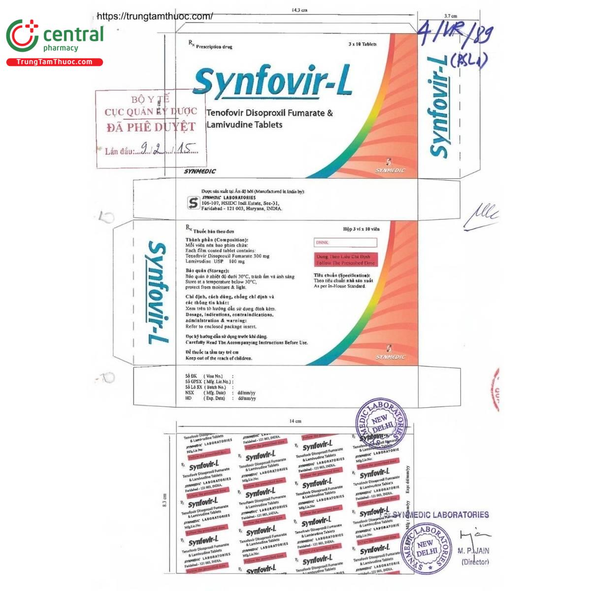thuoc synfovir l 2 F2428 thuoc synfovir l 2 F2428