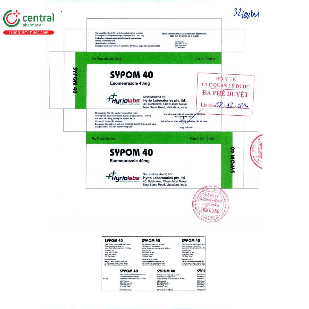thuoc sypom 40mg 2 M5512 thuoc sypom 40mg 2 M5512