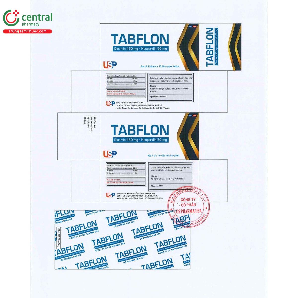 thuoc tabflon 450mg 50mg 3 C0367