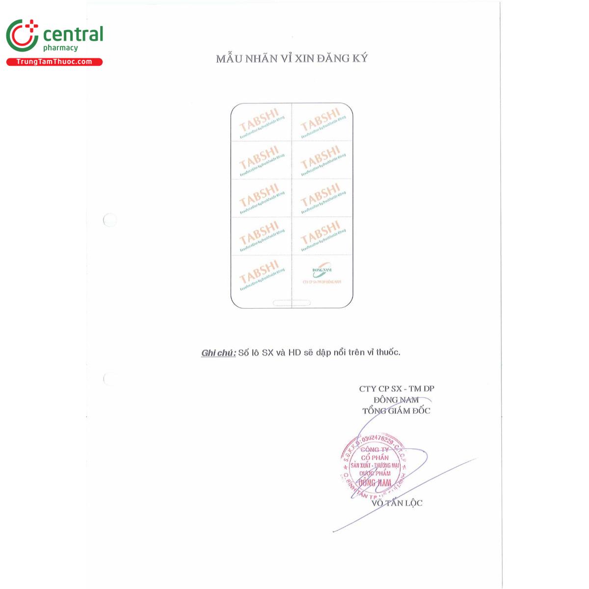 thuoc tabshi 60mg 2 K4863 thuoc tabshi 60mg 2 K4863