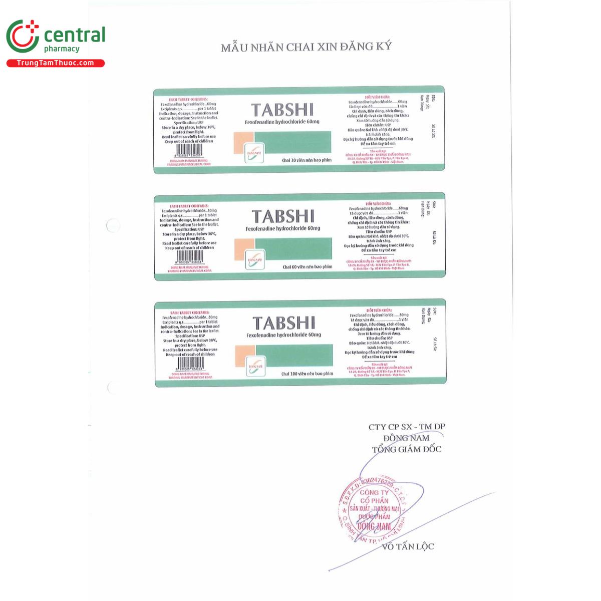 thuoc tabshi 60mg 3 D1236 thuoc tabshi 60mg 3 D1236