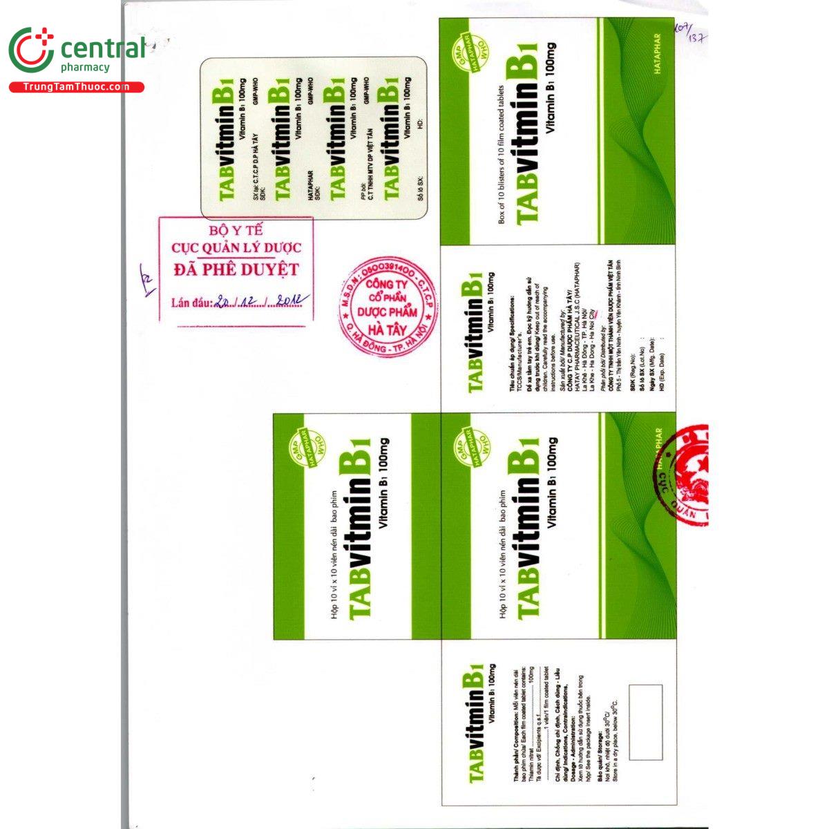 thuoc tabvitaminb1 100mg 2 Q6054 thuoc tabvitaminb1 100mg 2 Q6054