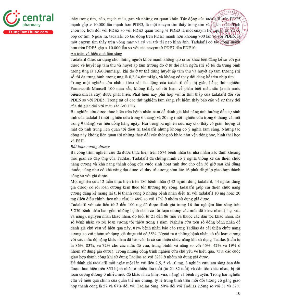 thuoc tadilas film coated tablets 10 L4752 thuoc tadilas film coated tablets 10 L4752