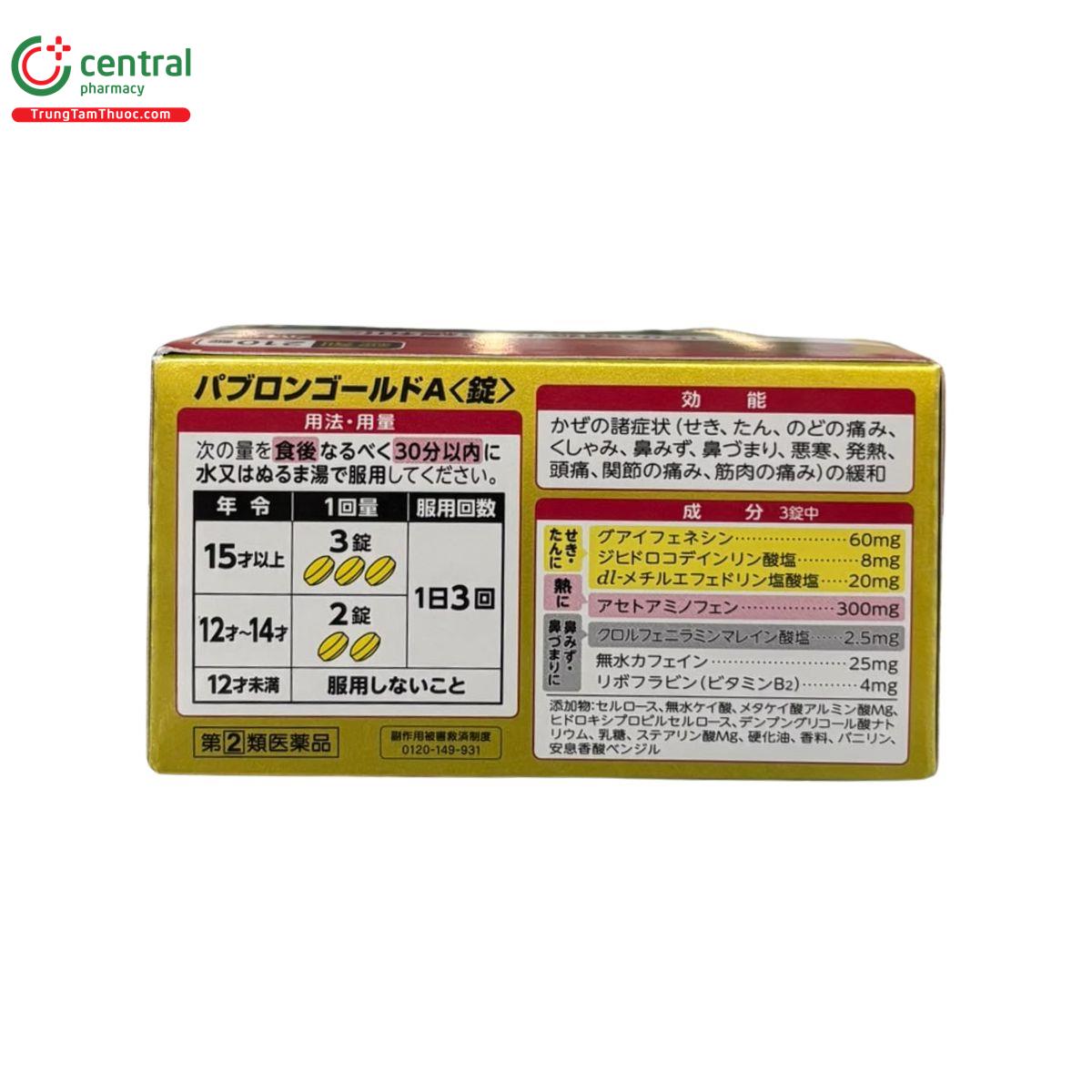 thuoc taisho pabron gold a 210 vien 2 G2140 thuoc taisho pabron gold a 210 vien 2 G2140