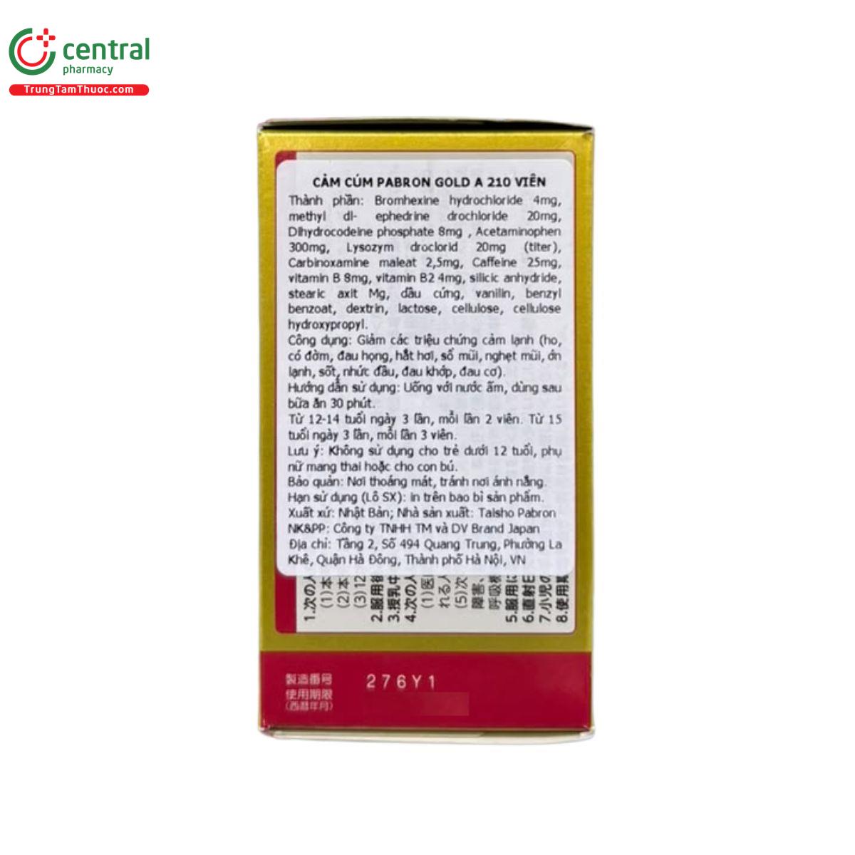 thuoc taisho pabron gold a 210 vien 4 F2247 thuoc taisho pabron gold a 210 vien 4 F2247