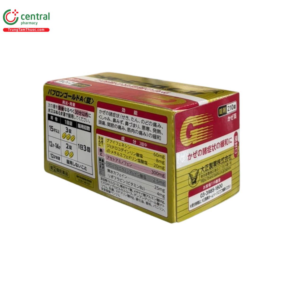 thuoc taisho pabron gold a 210 vien 8 S7518 thuoc taisho pabron gold a 210 vien 8 S7518
