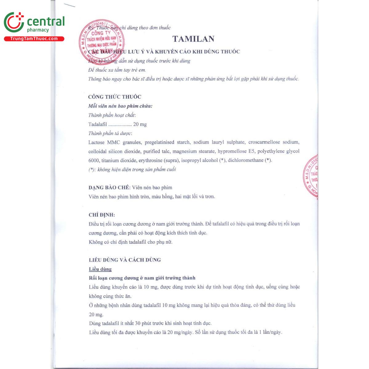 thuoc tamilan 20mg 4 N5575