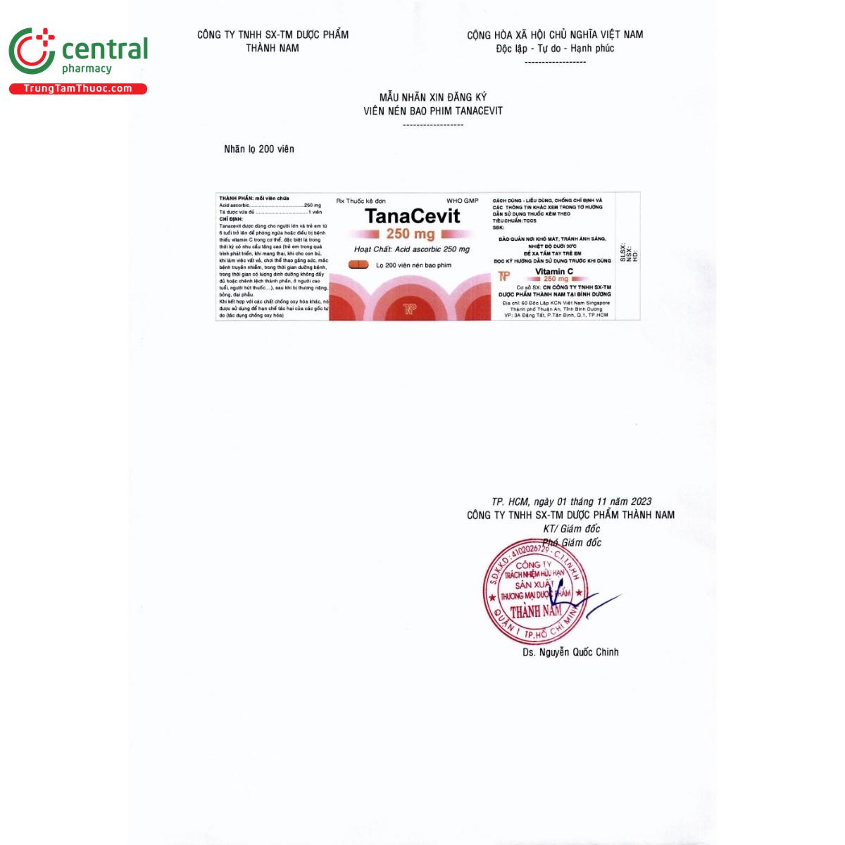 thuoc tanacevit 250mg 1 B0588