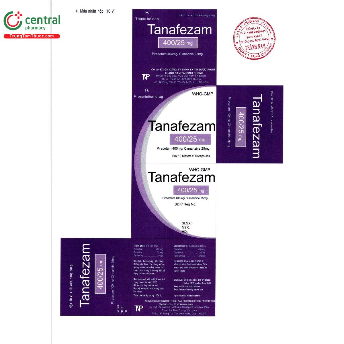 thuoc tanafezam 400 25mg 6 C0412 thuoc tanafezam 400 25mg 6 C0412