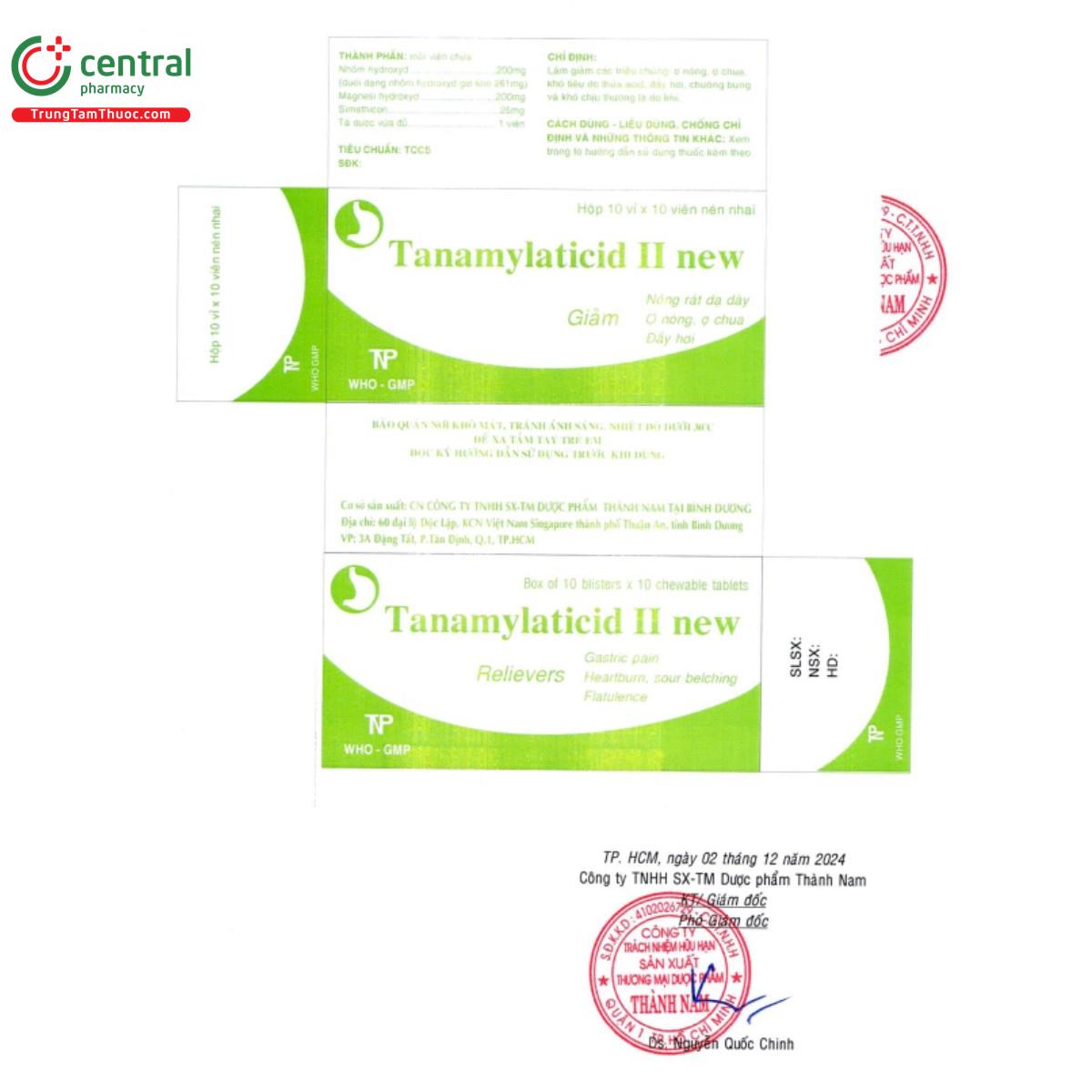 thuoc tanamylaticid ii new 3 R7070