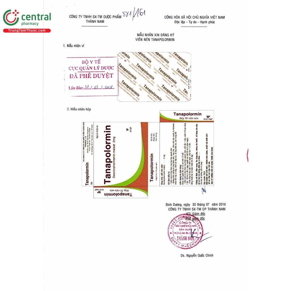 thuoc tanapolormin 2mg 7 V8364 thuoc tanapolormin 2mg 7 V8364