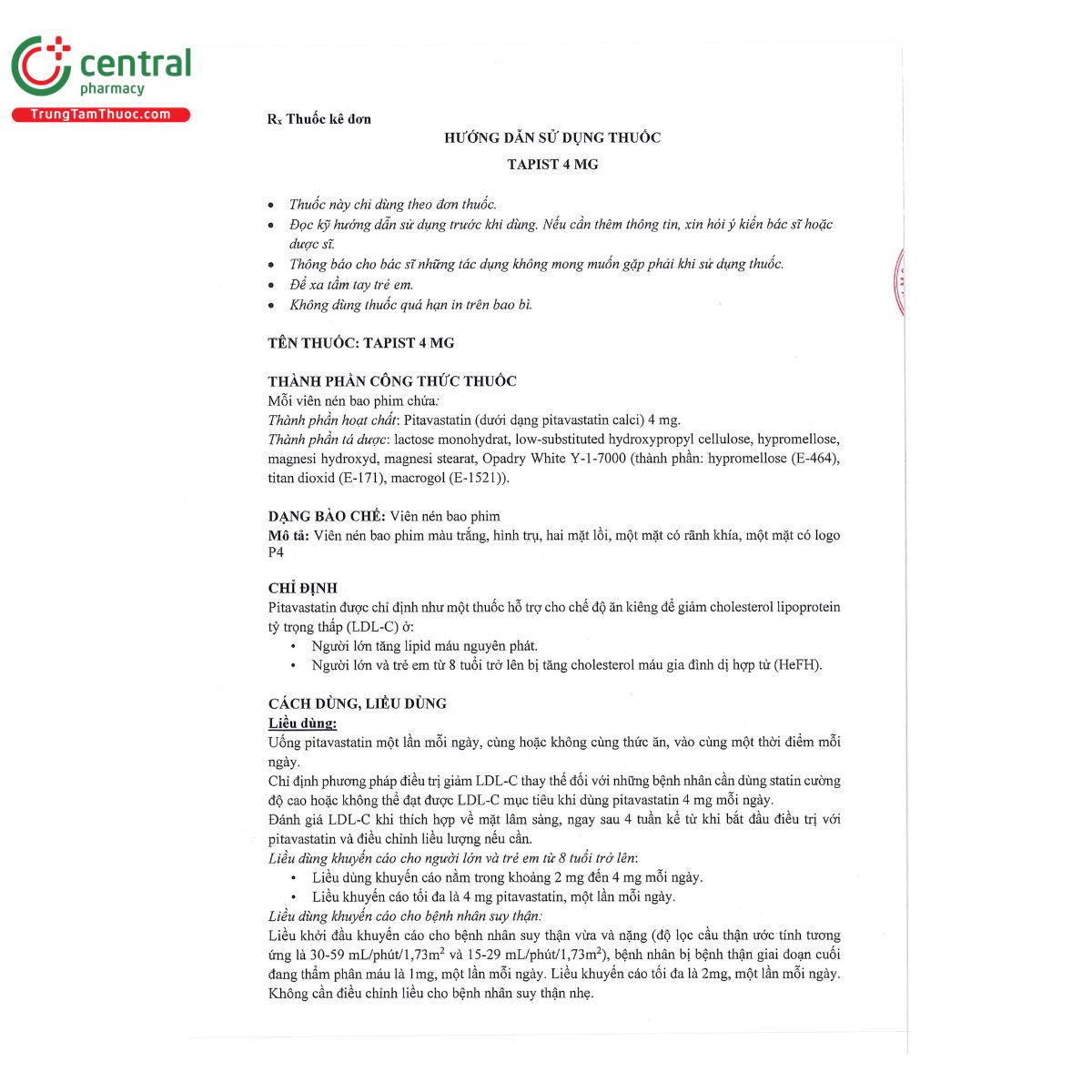 thuoc tapist 4mg 4 J3067 thuoc tapist 4mg 4 J3067