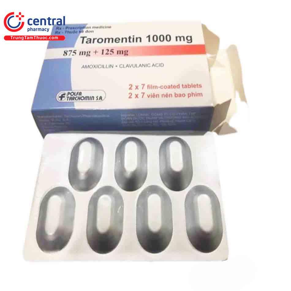 thuoc taromentin 1000mg 8 N5631