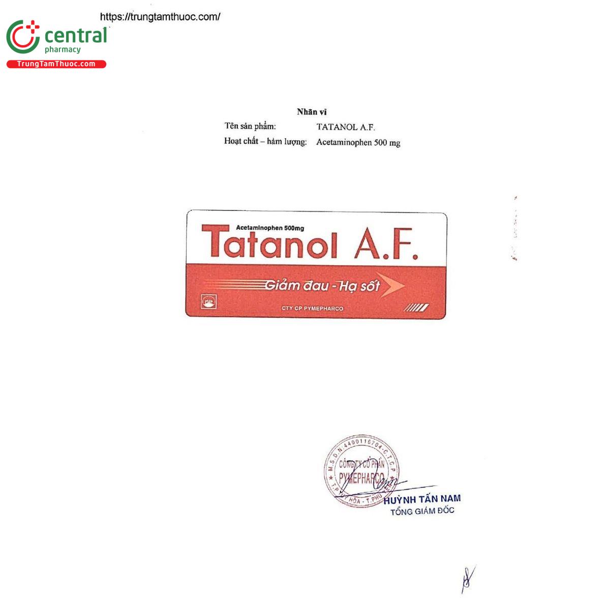 thuoc tatanol af 500mg 3 U8328 thuoc tatanol af 500mg 3 U8328