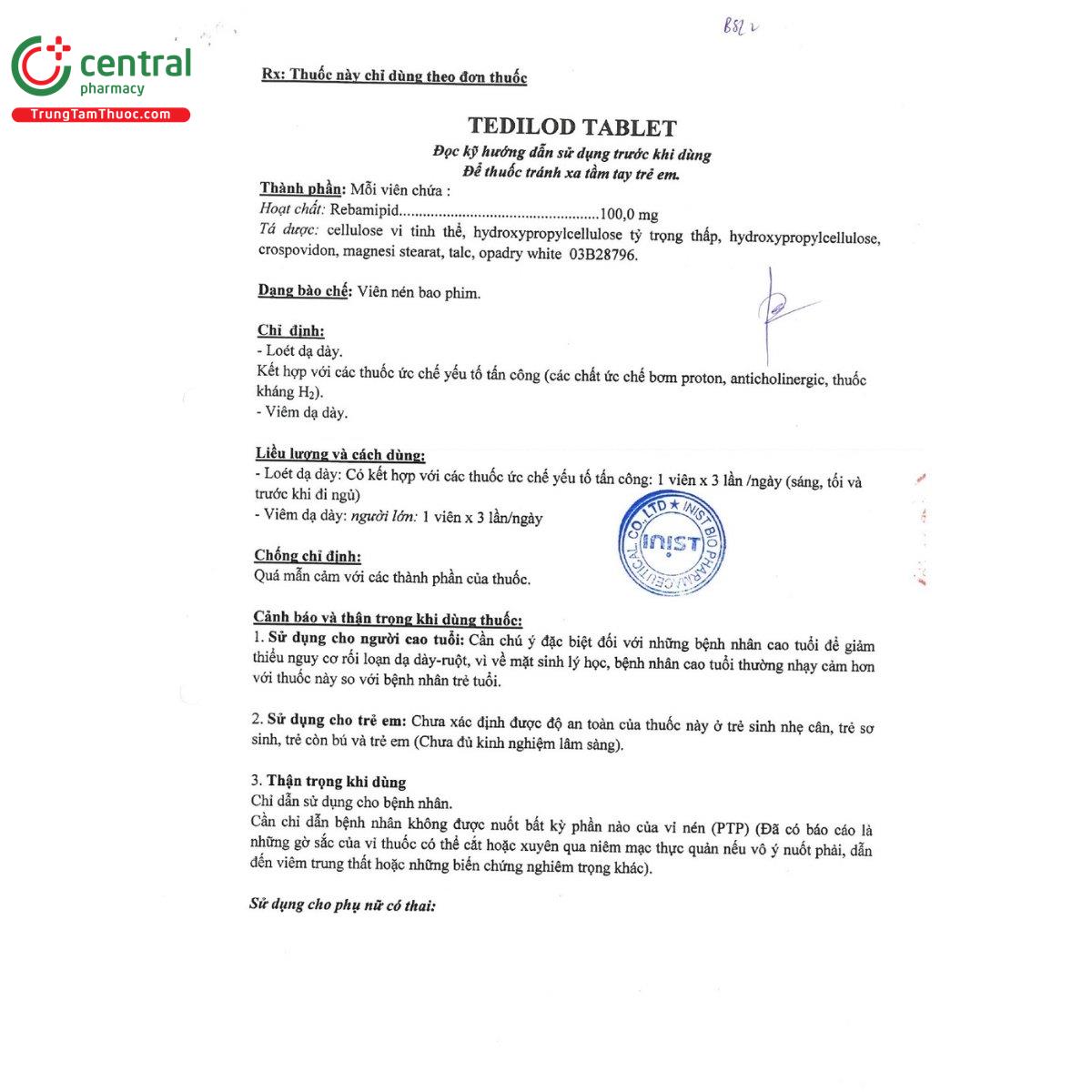 thuoc tedilod 100mg 3 K4562 thuoc tedilod 100mg 3 K4562