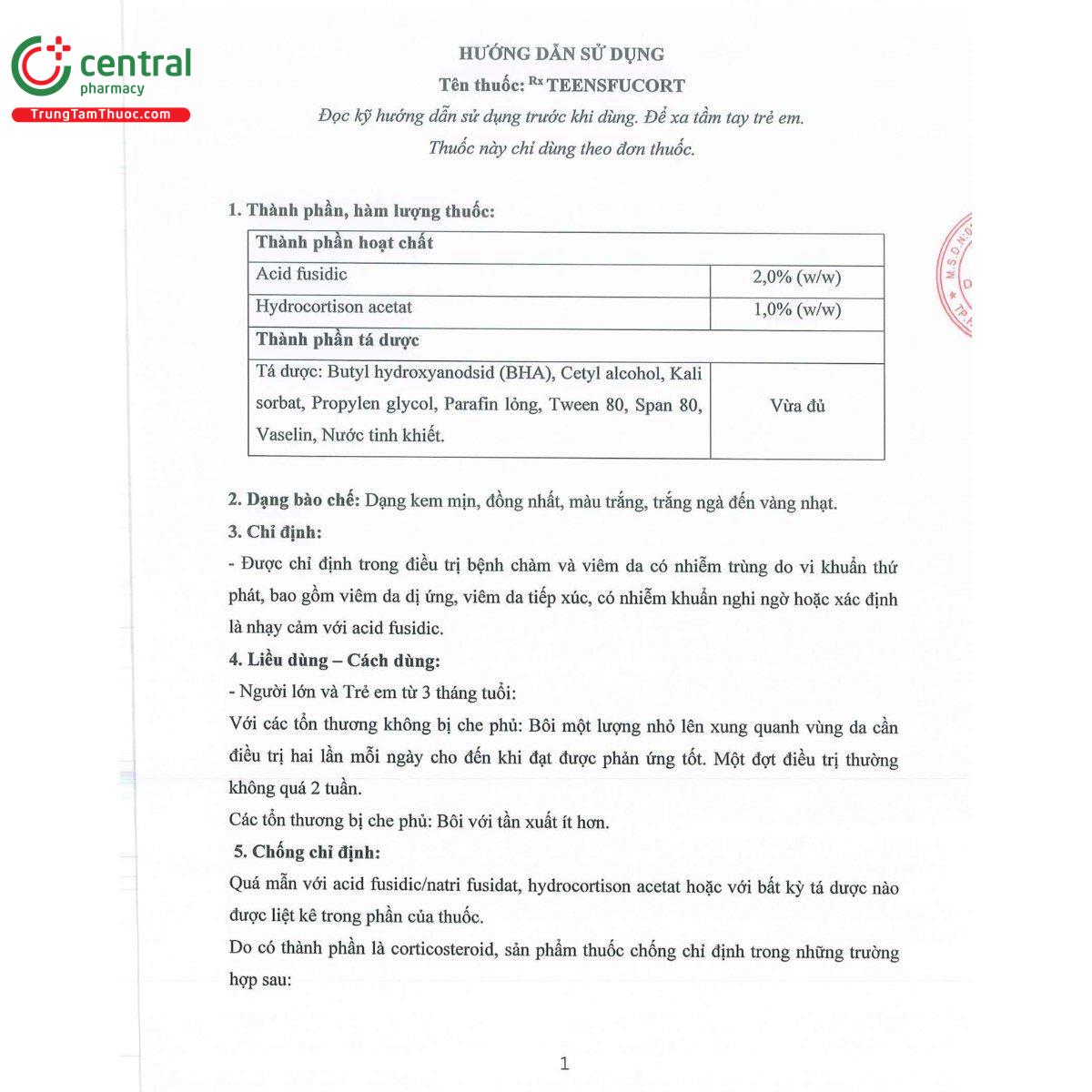 thuoc teensfucort 4 U8176