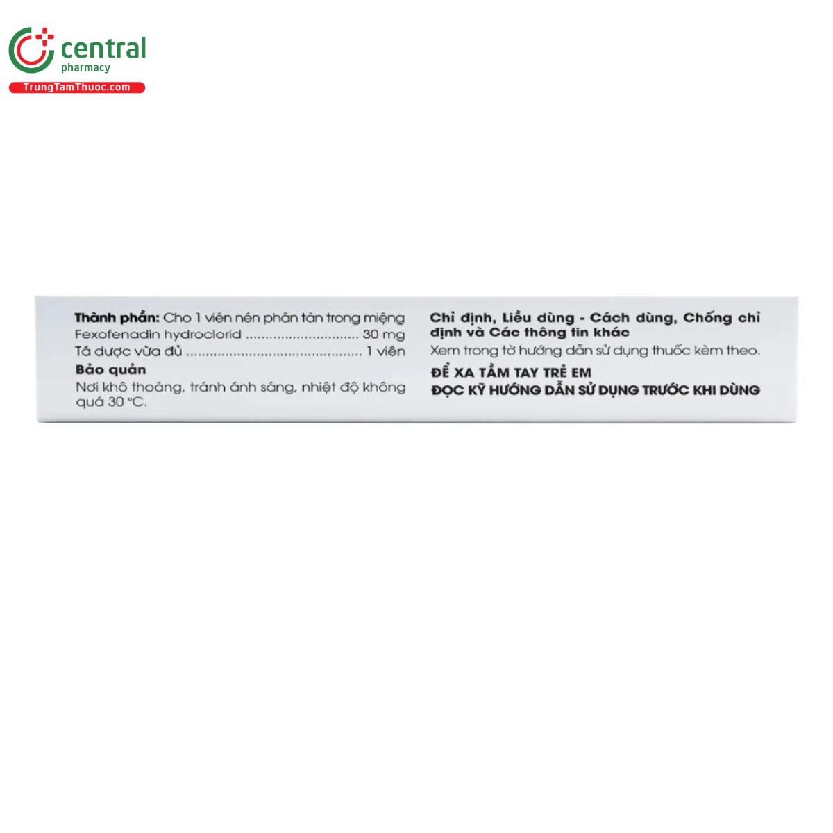 thuoc telfadin danapha 30 odt 3 P6772 thuoc telfadin danapha 30 odt 3 P6772