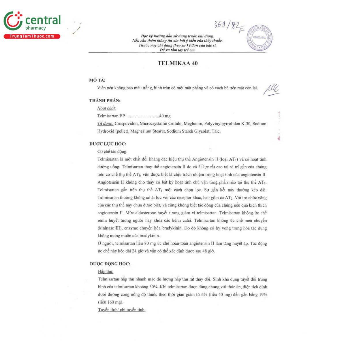 thuoc telmiskaa 40 3 H3011 thuoc telmiskaa 40 3 H3011