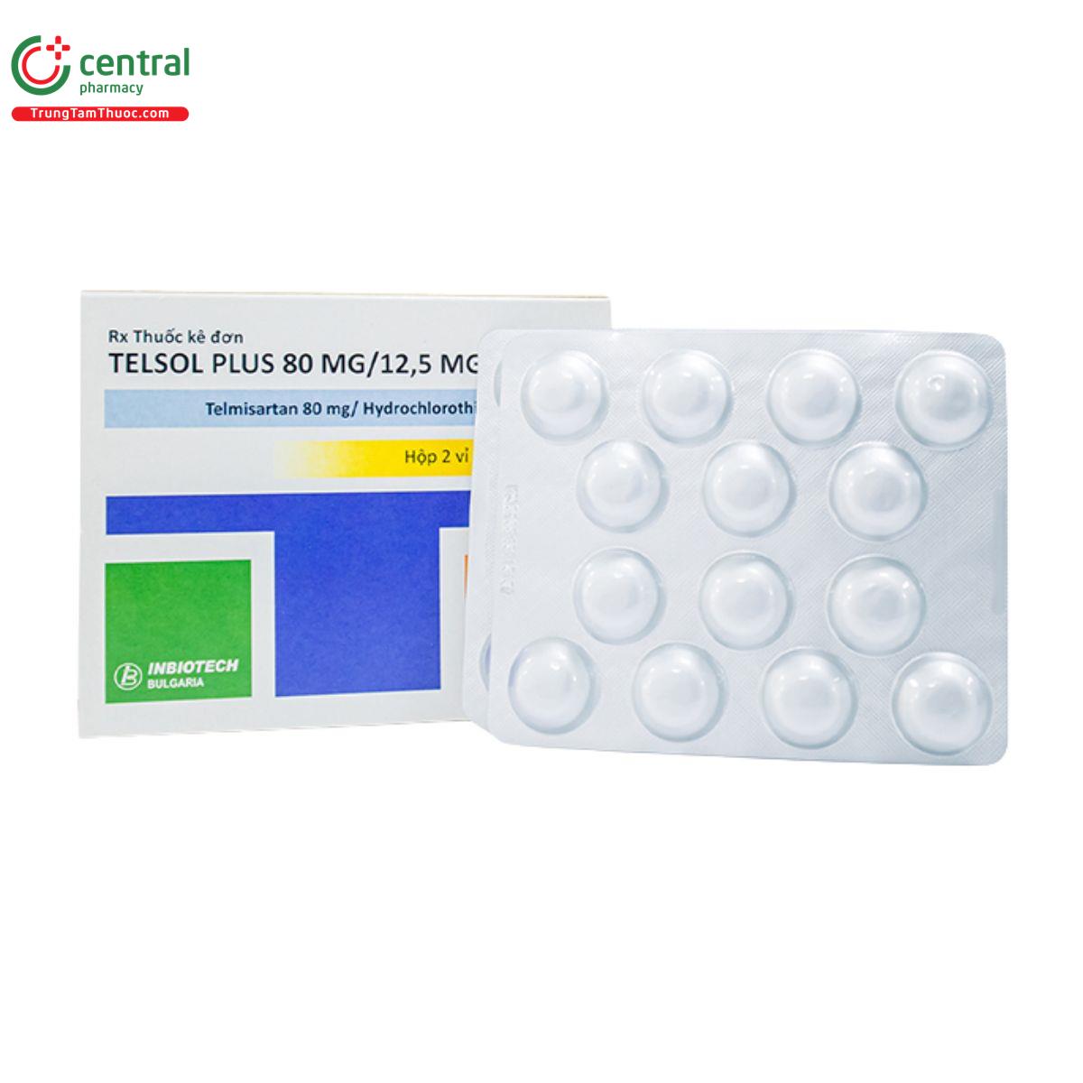 thuoc telsol plus 80mg 125mg tablets 1 D1187 thuoc telsol plus 80mg 125mg tablets 1 D1187